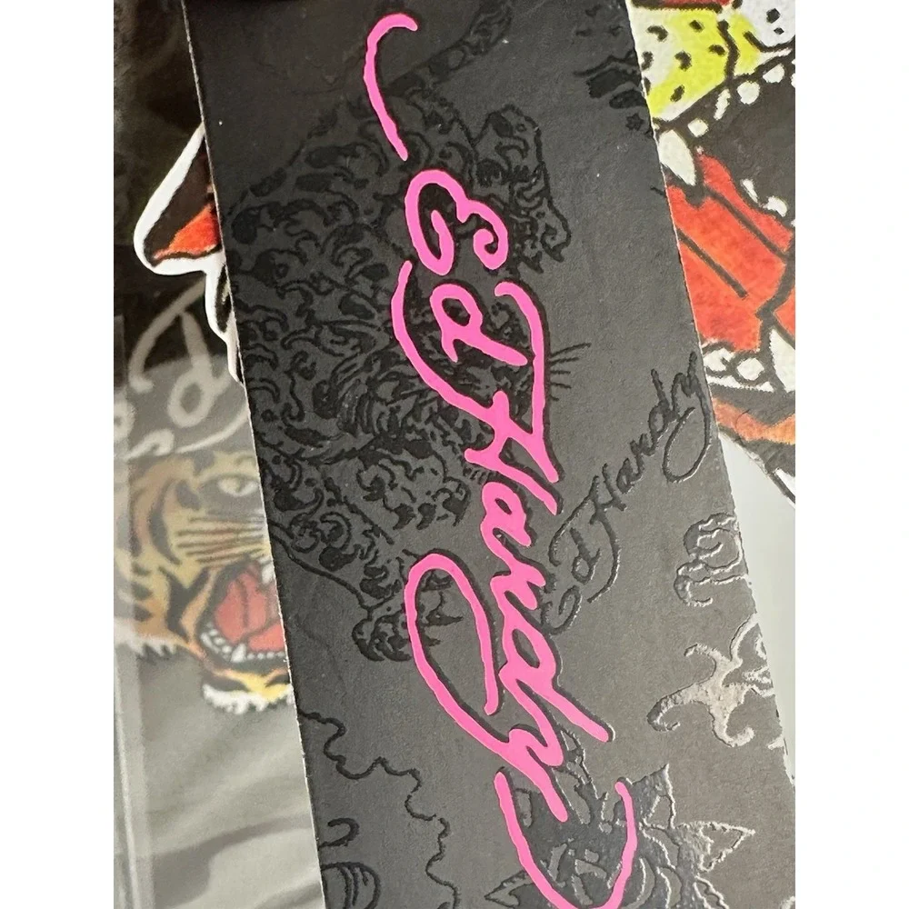 Ed Hardy King Sheet Set 6 Piece Camo Tiger 4 Pillowcases New